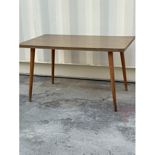 Vintage Mid-Century Modern Style Wooden Coffee Table with Formica ...
