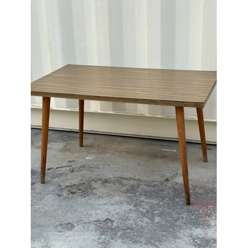 Vintage Mid-Century Modern Style Wooden Coffee Table with Formica ...