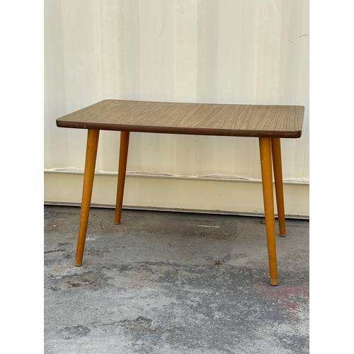 Vintage Mid-Century Modern Rectangular Side/Coffee Table with Formica ...