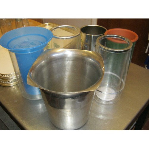 45 - Ice Bucket and Various Wine Coolers