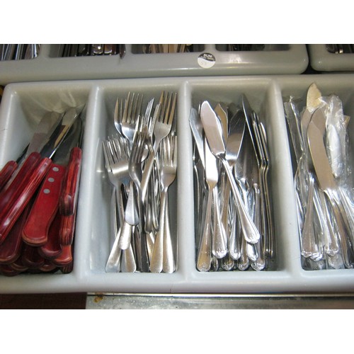 47 - An assortment of Steak and Fish Knives and Forks