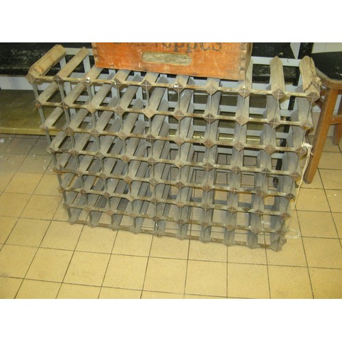 201 - 54 Bottle Vintage Wine Rack