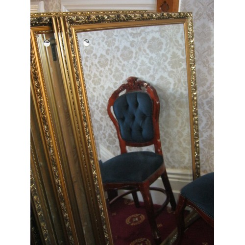 211 - A Large Gilt Framed Mirror 52