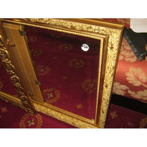 214 - A Large Gilt Framed Mirror 38