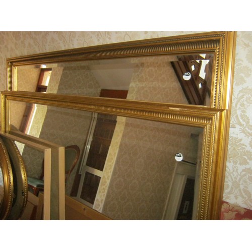 216 - A Very Large Gilt Framed Mirror 60