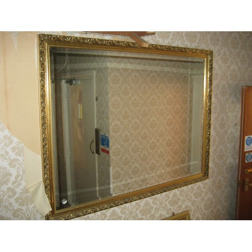 219 - A Large Gilt Framed Mirror 41
