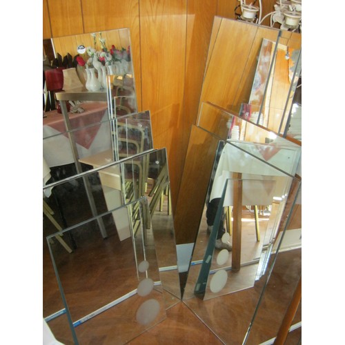 227 - 12 Assorted Unframed Bathroom Mirrors