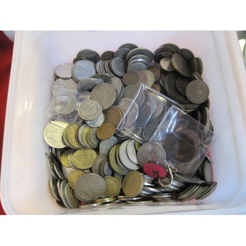 56 - Box of assorted coins