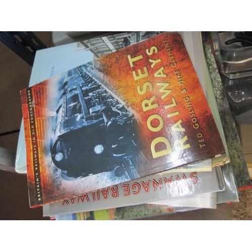 21A - A selection of books on steam and other railways including local interest