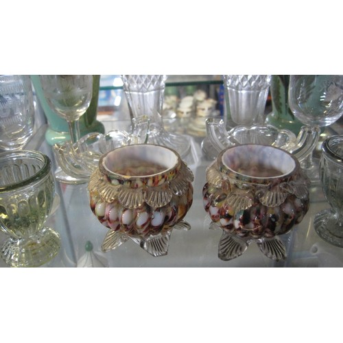 52 - An assortment of glass items, including Murano