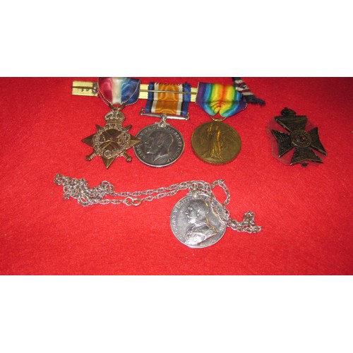 142 - A George V Military Medal and group awarded to Pte W Tarbotton, 17th Bn King's Royal Rifle Corps in ... 