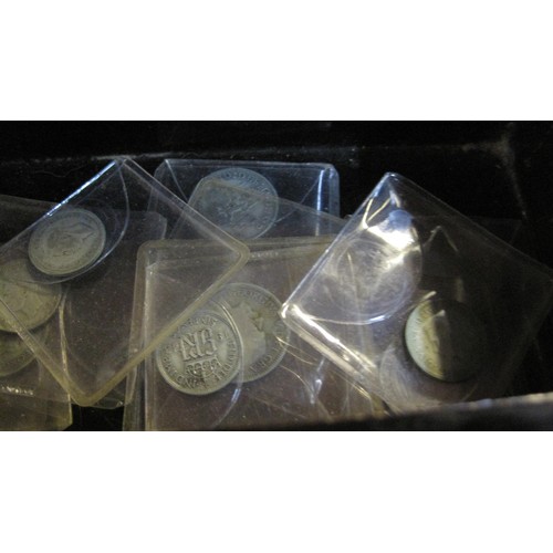 79 - A box of interesting silver coins