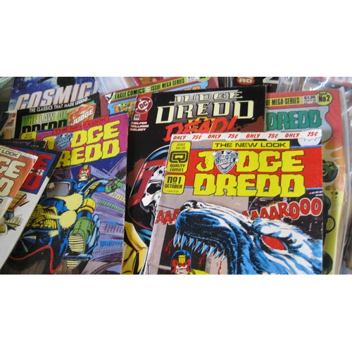 26 - A Selection of comics including 2000AD, Judge Dread DC Comics and others