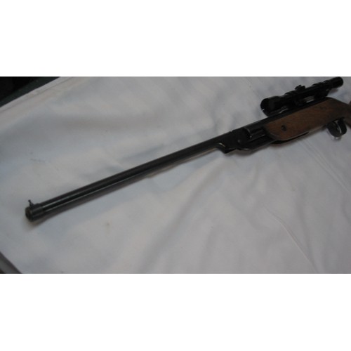 171 - Webley & Scott Jaguar .177 Calibre Air Rifle with Telescopic Sight, very clean, good working order