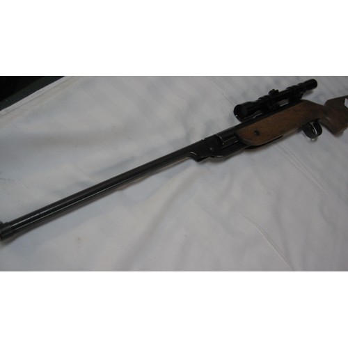 171 - Webley & Scott Jaguar .177 Calibre Air Rifle with Telescopic Sight, very clean, good working order