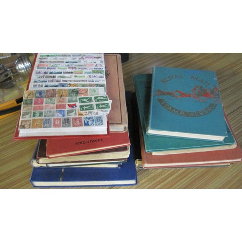 100 - A large collection of vintage Stamp Albums and stockbooks