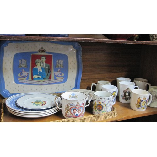 43 - Commemorative ware inc. tray