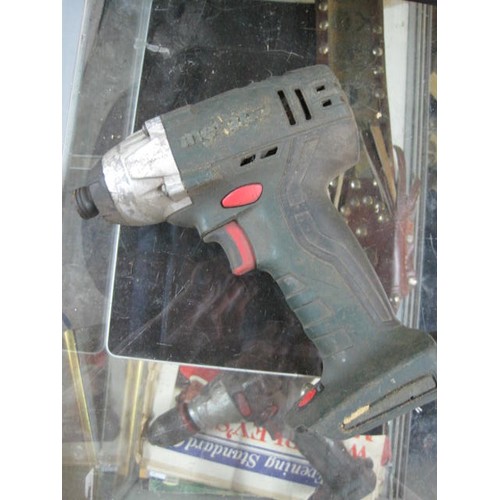 107 - A Metabo Cordless Impact Driver, no battery or charger but in working order