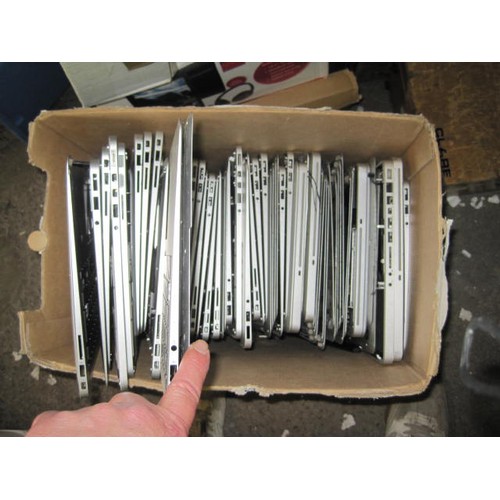 108 - A large box full of MacBook laptops for spares only