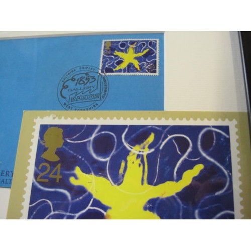 110 - A F&G David Hockney First Day Cover #3074 to commemorate the 15th Anniversary of the inception of th... 