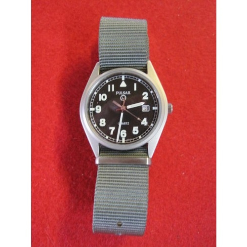 196 - A Pulsar military wristwatch in excellent condition and in full working order