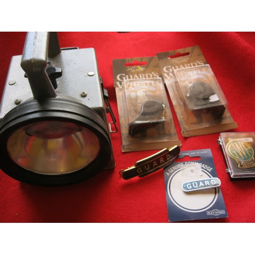 278 - A vintage NRS  Bardic-style Railway Lamp in good condition with clean internals, fitted with clear, ... 