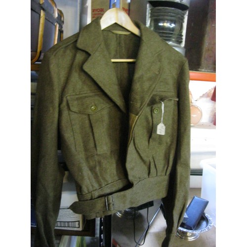 162 - A 1949 Pattern Battledress blouse dated 1953, size 13, in good condition, no badges or patches