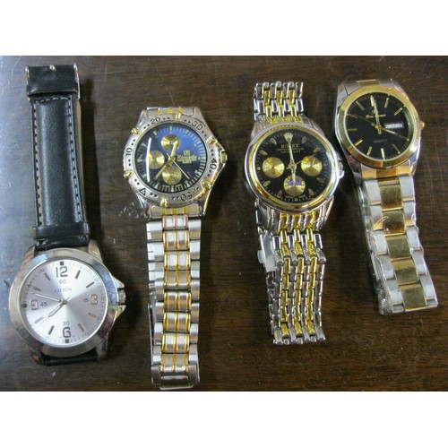 4 quartz watches, all require batteries, otherwise untested