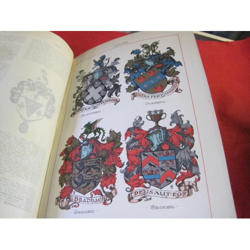 30 - Armorial Families 5th Edition 1905 Edinburgh, by Arthur Charles Fox-Davies, includes colour plates