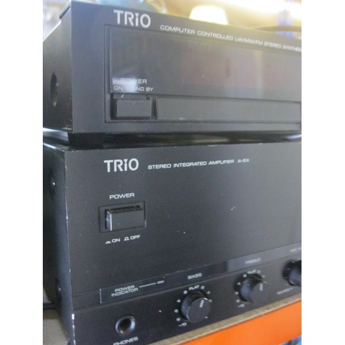 111 - A Trio A5X Amplifier and a matching Trio tuner unit