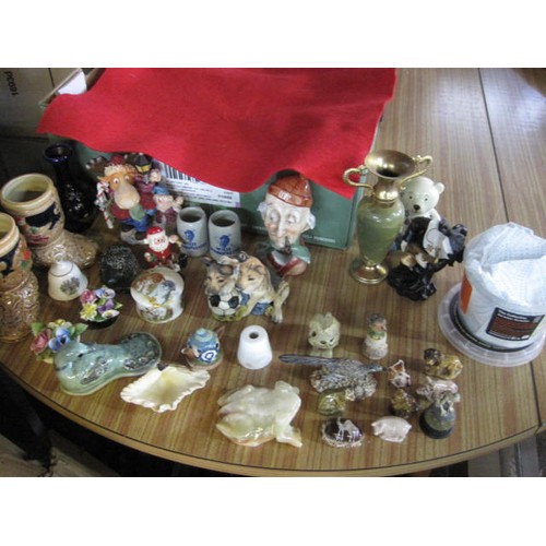 42 - An assortment of ornaments, inc. Wade, Coalport and others