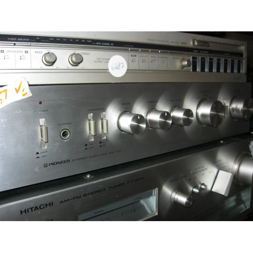 99 - A Pioneer Stereo Amplifier model SA-410, marked as working but untested by us