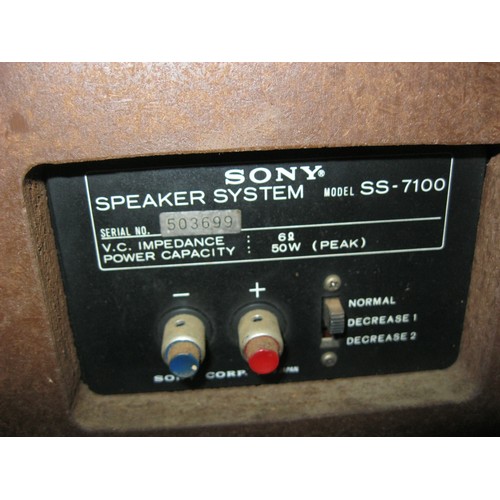 89 - A pair of Sony SS7100 Speaker System 50W Speakers