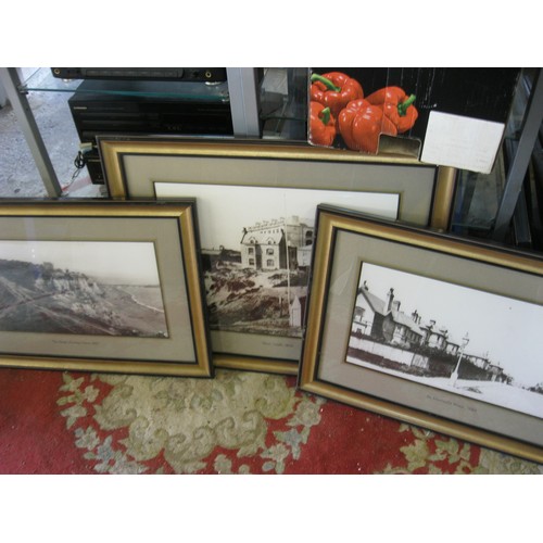 11 - A selection of large framed and glazed photographic prints of local scenes