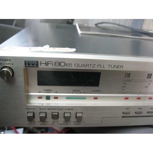 104 - A vintage ITT HiFi8065 Quartz Tuner Unit in excellent cosmetic condition, marked as working