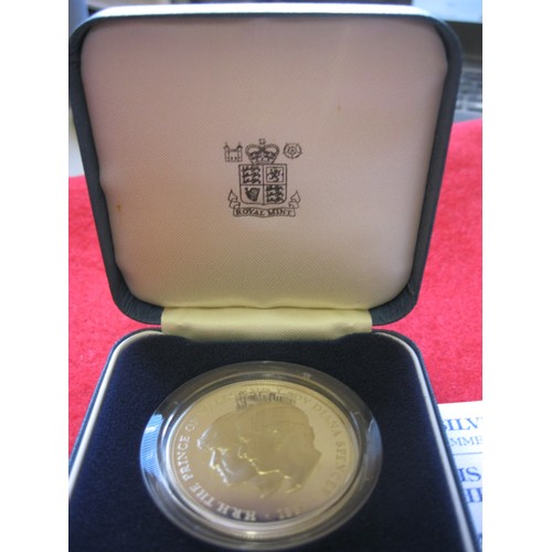 59 - A cased Royal Mint Silver Proof Royal Commemorative Crown for the marriage of Charles & Diana, with ... 