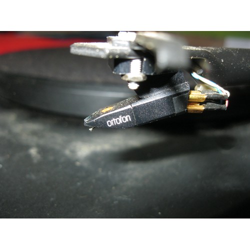 72 - A Pro-ject Debut III turntable with Ortofon cartridge, with original cover (scratches to top, a/f to... 