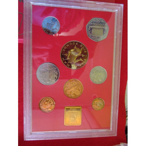 113 - A 1981 Pobjoy mint Isle of Man Diamond Finish Decimal Coin proof set 1981, a Pobjoy Mint commemorati... 