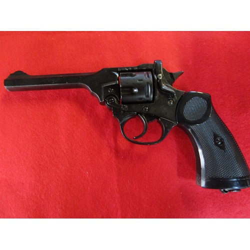 207 - A Denix Replica Webley Mark IV .38 Calibre British Service Revolver, excellent condition, unboxed. T... 