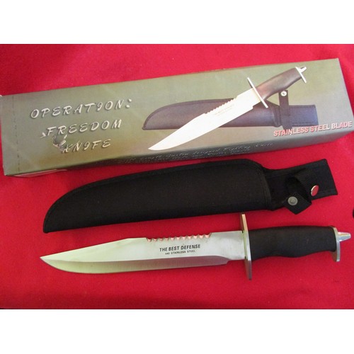 222 - An 'Operation Freedom' fighting knife, 15