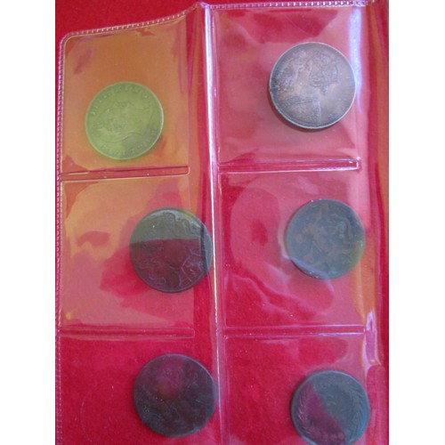 92 - A selection of Indian coins comprising an 1835 William IIII 1 rupee, an 1835 half anna, an 1804 East... 