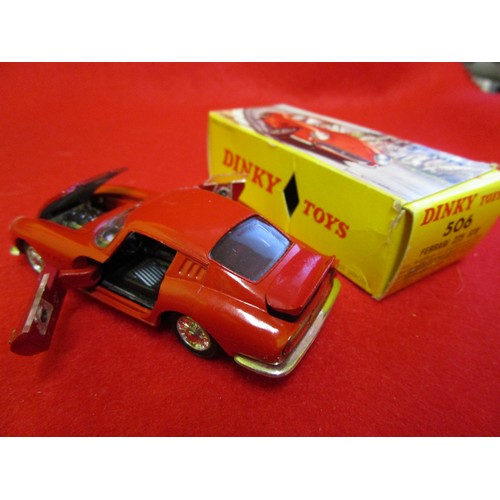 102 - Dinky France #506 Ferrari 275 GTB, boxed, very minor wear to box, vehicle pristine.