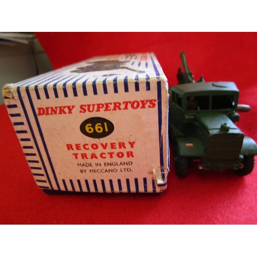 119 - A Dinky Supertoys #661 Recovery Tractor, boxed, excellent condition with original decals, box very g... 