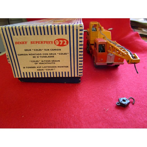 120 - Dinky Supertoys #972 20-Ton Lorry-Mounted Crane 