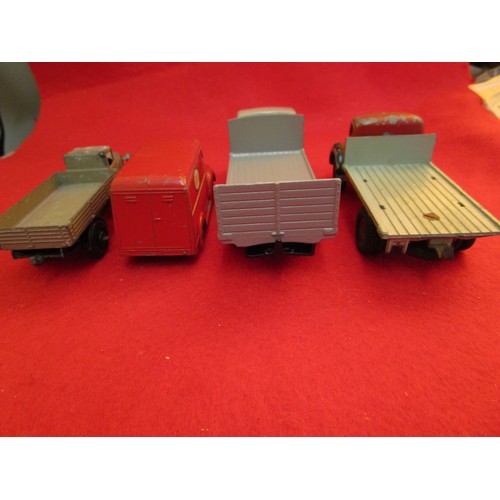 138 - Dinky Toys #531 Guy Flatbed Truck with Tailboard (repainted); Dinky Toys Trojan Van in Esso colours,... 