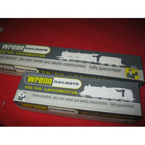 1023 - A pair fo Vintage Wrenn Railways locomotives, boxed - W2218 2-6-4 Tank in BR Colours, and W2210 4-6-... 