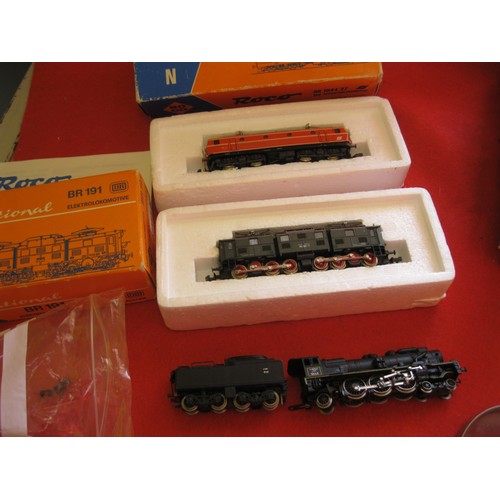 1051 - A boxed Roco International 02155A German DB BR191 Electric Locomotive, a boxed Roco 2158A BR1044 Aus... 