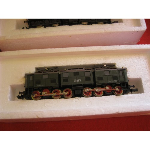 1051 - A boxed Roco International 02155A German DB BR191 Electric Locomotive, a boxed Roco 2158A BR1044 Aus... 