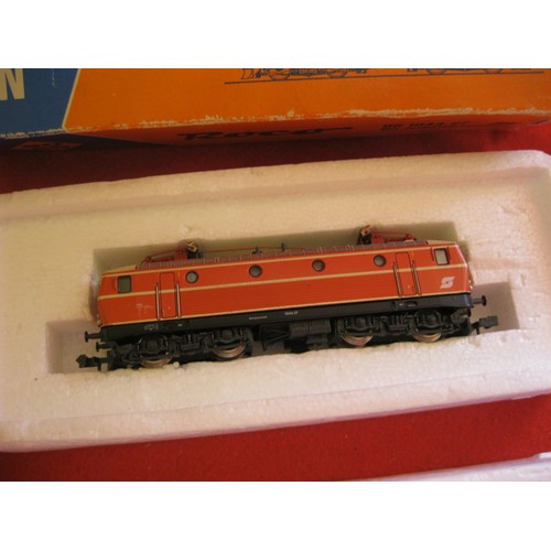 1051 - A boxed Roco International 02155A German DB BR191 Electric Locomotive, a boxed Roco 2158A BR1044 Aus... 