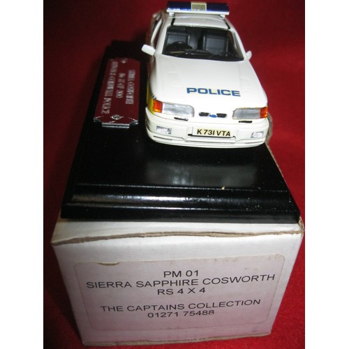 232 - A 'Captain's Collection' limited edition (#77 of 200) PM01 Ford Sierra Saphire Cosworth RS 4x4 of De... 